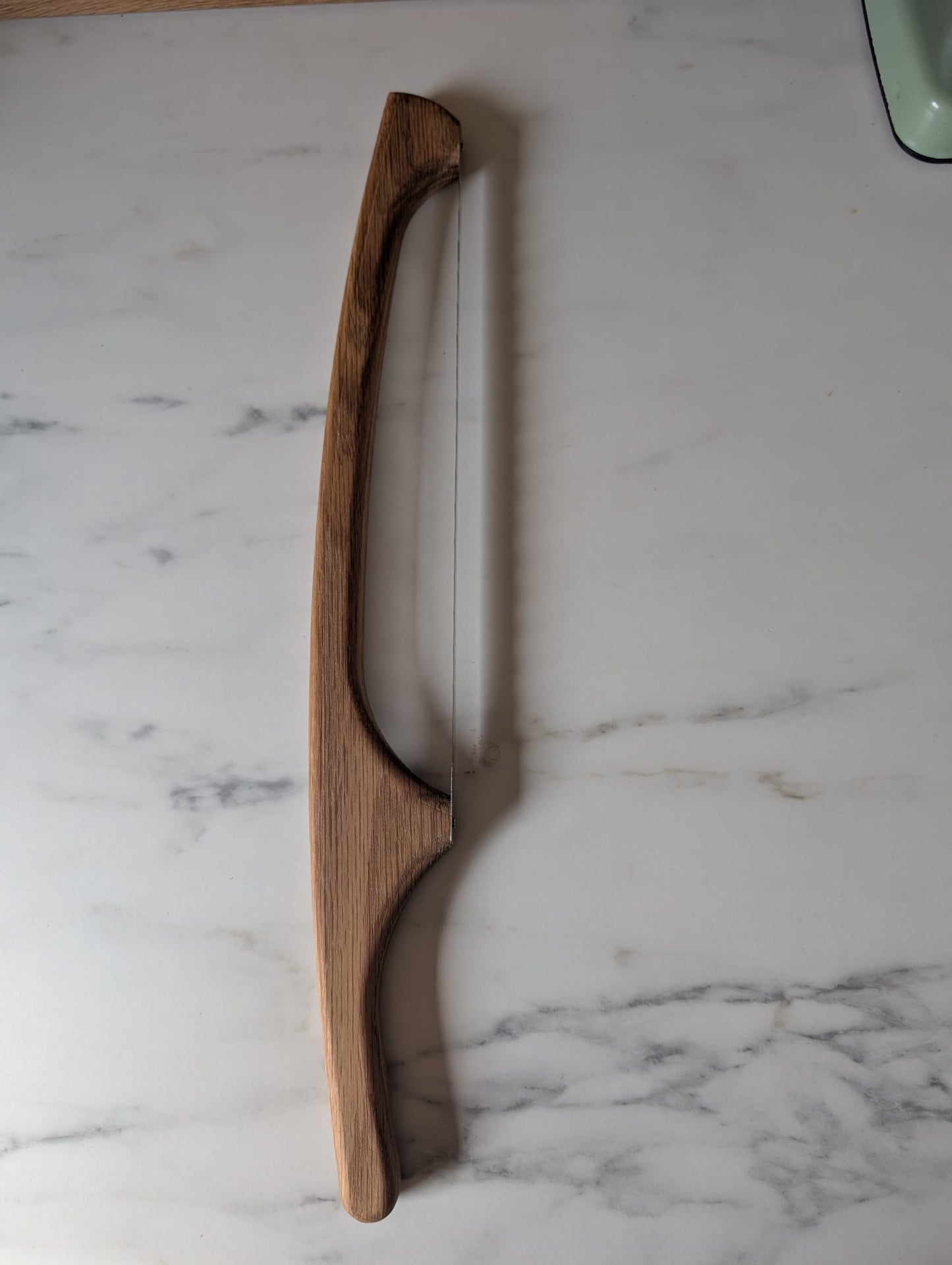 🍞 Handcrafted Bread Bow Knife - Iroko & Walnut🍞
