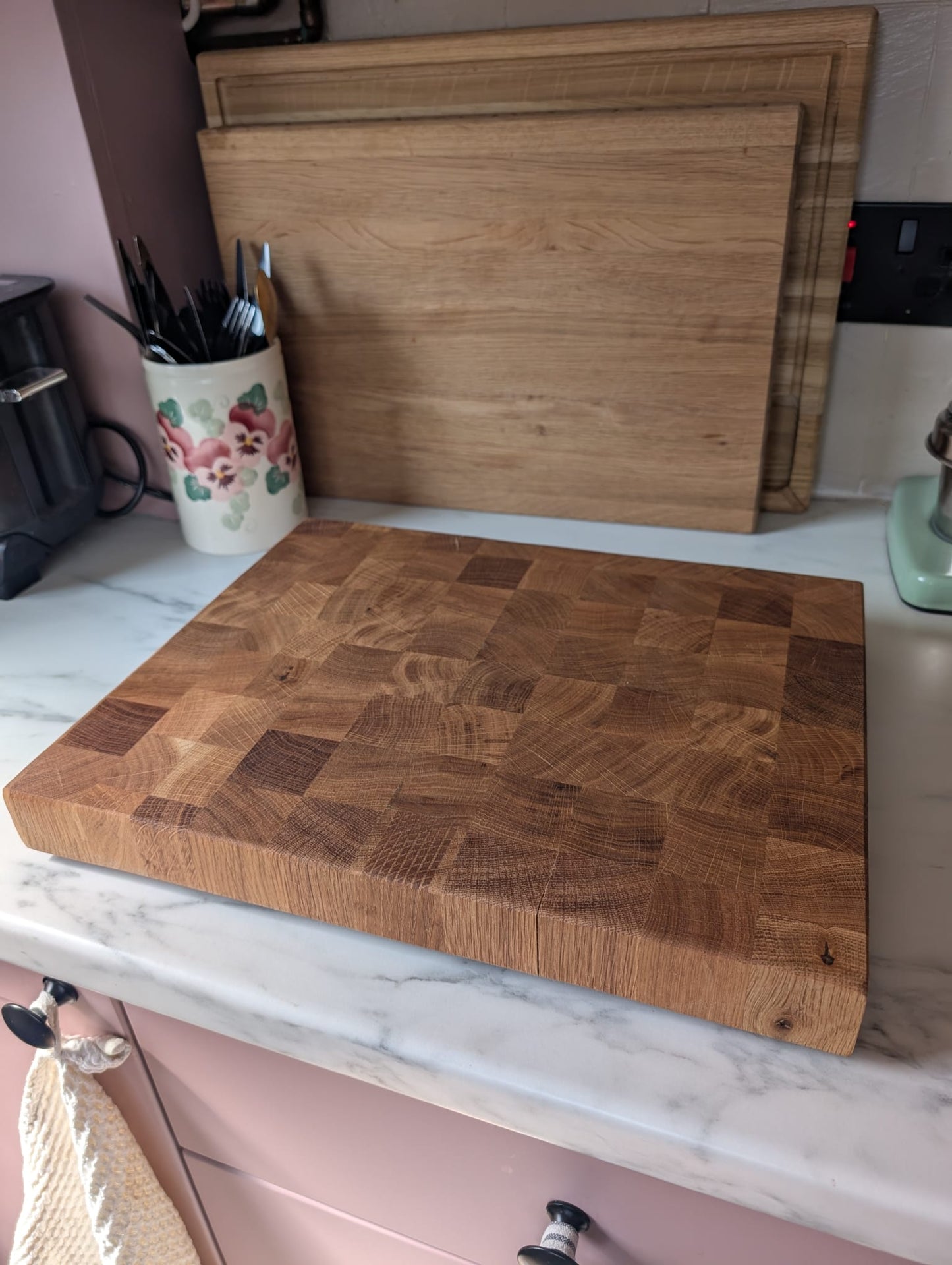 🪵 Solid Oak End Grain Butcher's Block