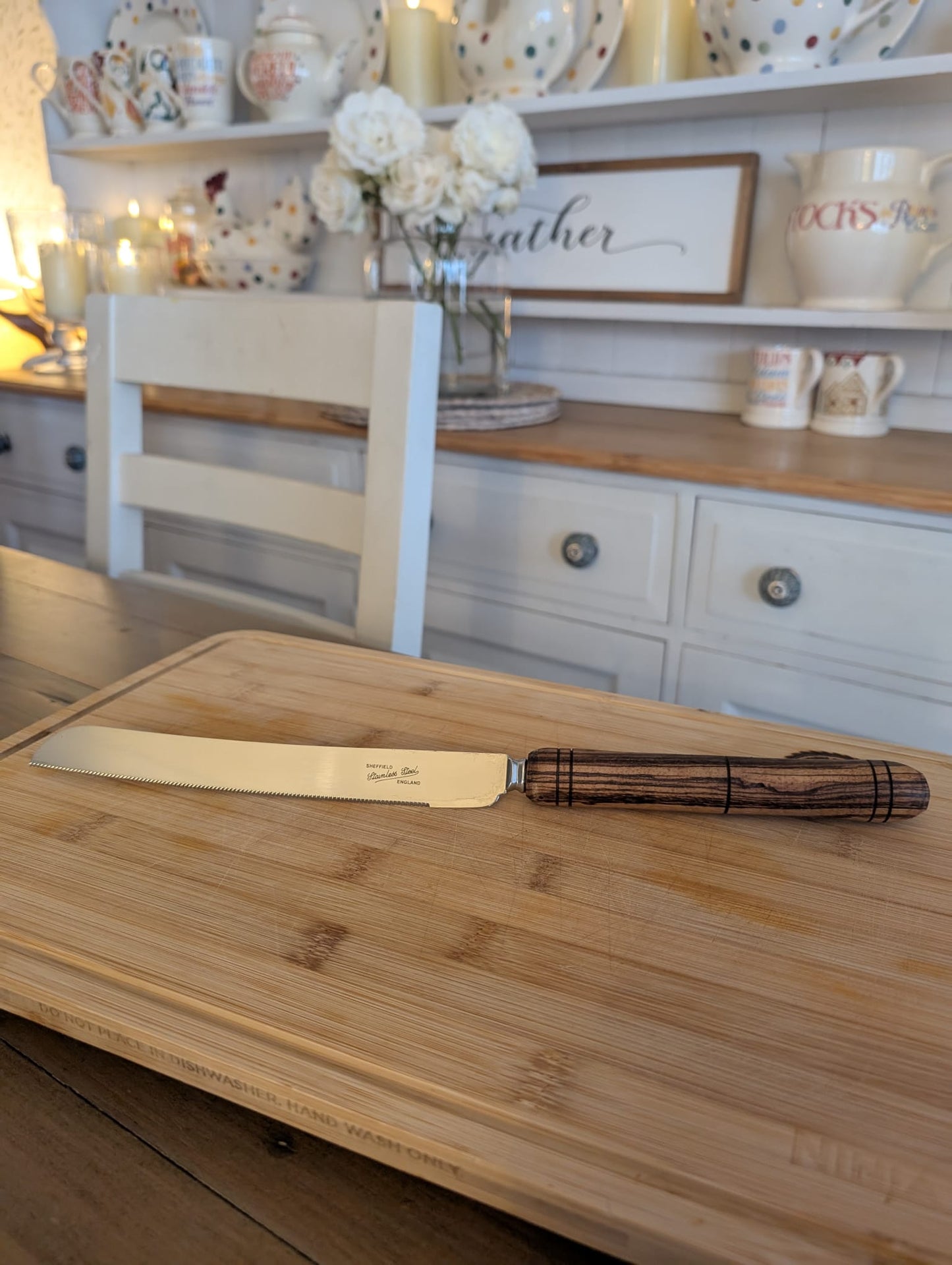 Handcrafted Wooden Bread Knife 🍞🔪🌳 – Choose Your Handle Wood