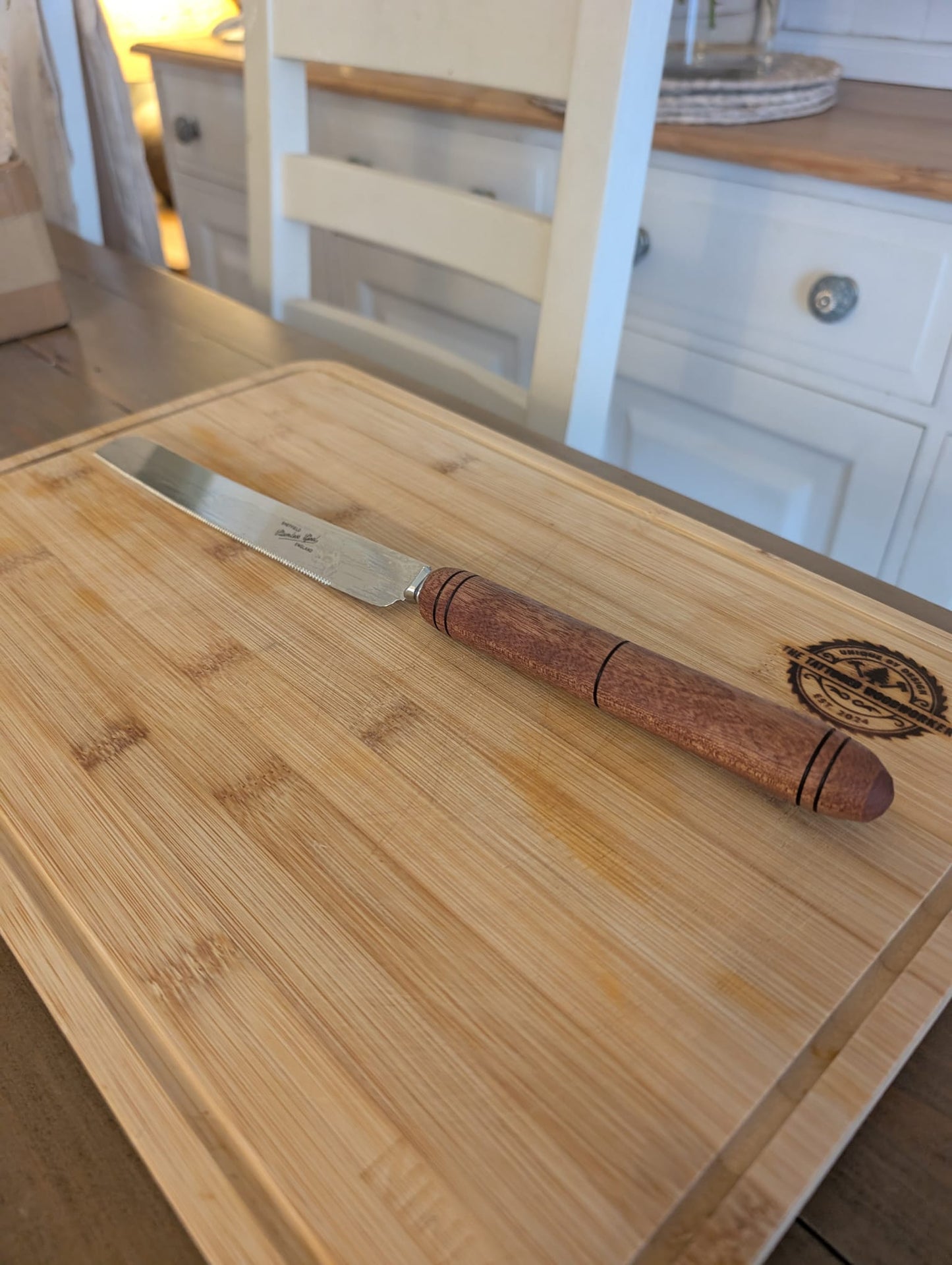 Handcrafted Wooden Bread Knife 🍞🔪🌳 – Choose Your Handle Wood