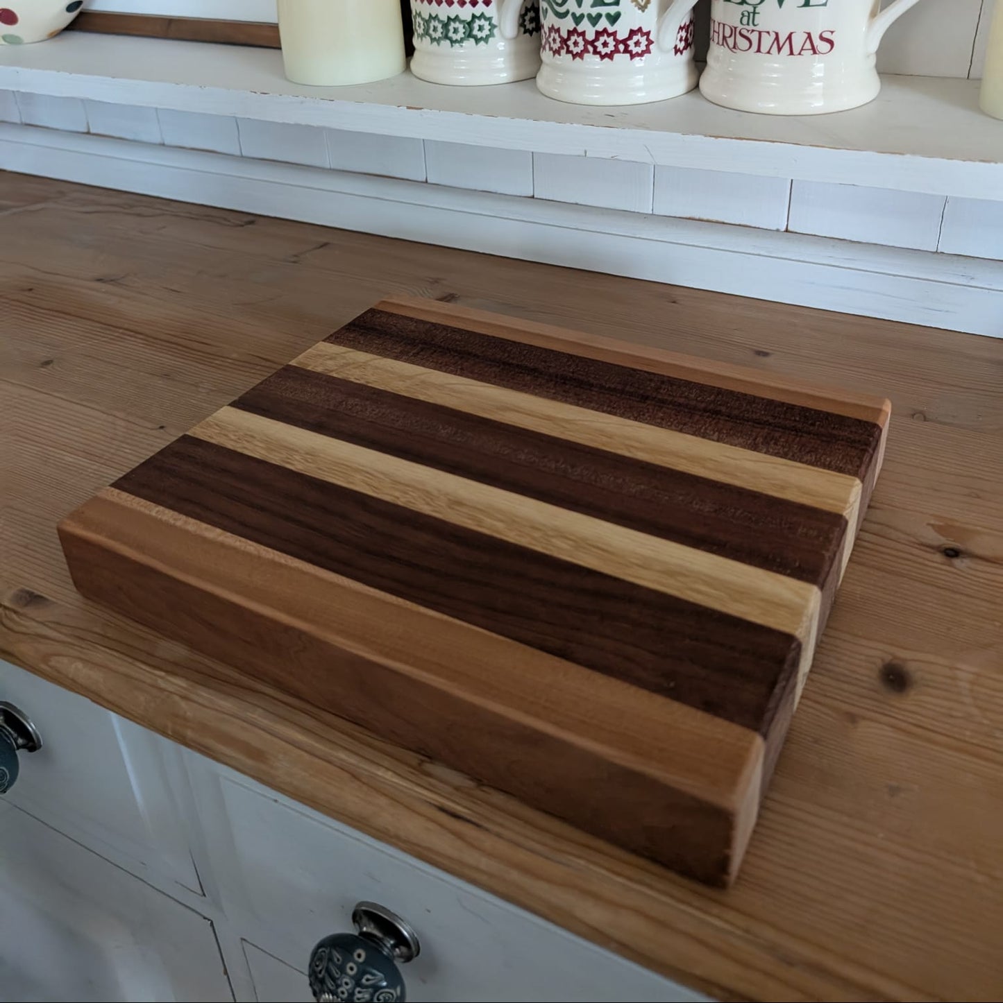🪵 Cherry, Sapele and Oak Chopping Board