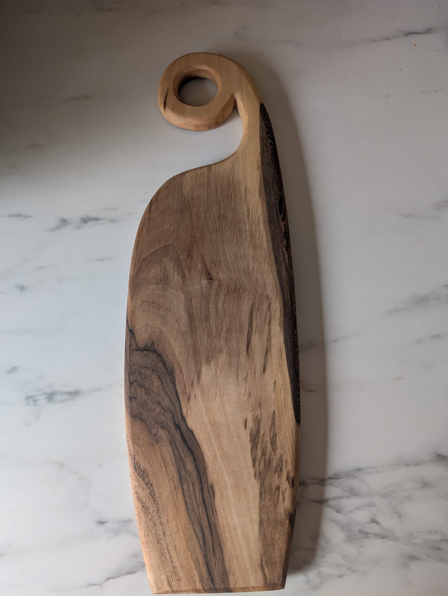 🪵 Walnut Serving Board Set with Stand – Set 3